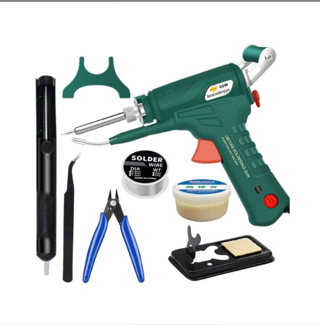 Internal heating manual tin feeding handheld 799A green set